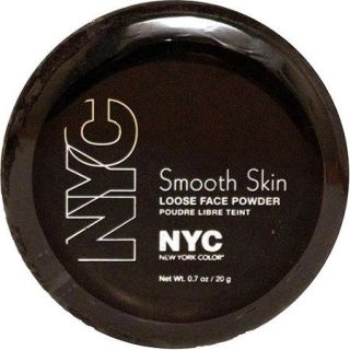 NYC New York Color Smooth Skin Loose Face Powder, 701 Translucent, 0.7 oz