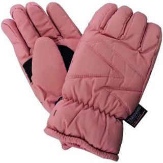 Cold Storage Women's 3M Thinsulate Fleece Lined Ski Gloves LightPink   Medium