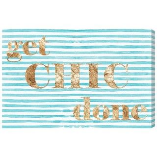 Runway Avenue Get Chic Done Canvas Art   17589180  