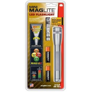 Maglite LED 2AA MM Flashlight in Gray SP2209H
