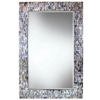 Kenroy Home Reverie 42 in. H x 28 in. W Luster Mosaic Wall Mirror 61005