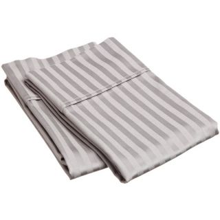 Egyptian Cotton 300 Thread Count Stripe Pillowcases (Set of 2