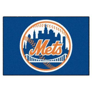 FANMATS New York Mets 19 in. x 30 in. Accent Rug 6446