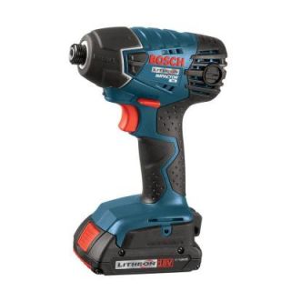 Bosch 18 Volt Lithium Ion 1/4 in. Cordless Impact Driver Kit with (2) 2.0 Ah Batteries 25618 02