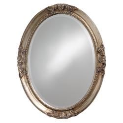 Lisette Silver Wood Oval Mirror  ™ Shopping   Great Deals