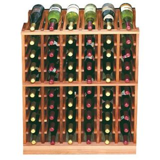 Designer Series 60 Bottle 6 Column Half Height Wine Rack   Wine Storage