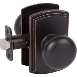 Delaney Italian Collection Santo Edged Oil Rubbed Bronze Hall and Closet Knob 501T SN US10BE