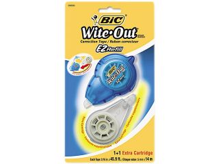 BIC WOTRP11R Wite Out EZ Refill Correction Tape, Refillable, 1/6"