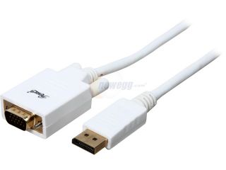 Rosewill RCDC 14013   3 Foot DisplayPort to VGA Cable   28 AWG, Male to Male