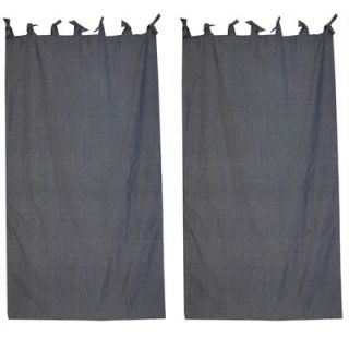 Denim Fire Resistant Curtain Panels by Roc Lon