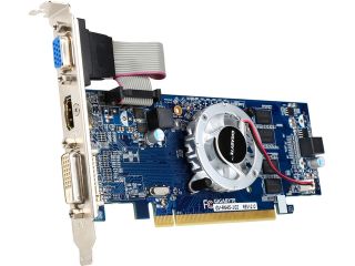 Refurbished GIGABYTE Radeon HD 6450 GV R645 1GI REV2.0 1GB 64 Bit DDR3 PCI Express 2.1 HDCP Ready Low Profile Ready Video Card
