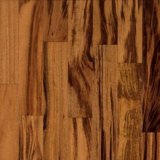 Bruce World Exotics Natural Tigerwood 3/8 in. x 3 1/2 in. x Varying Length Engineered Hardwood Flooring (36.62 sq. ft. / case) EGE3200