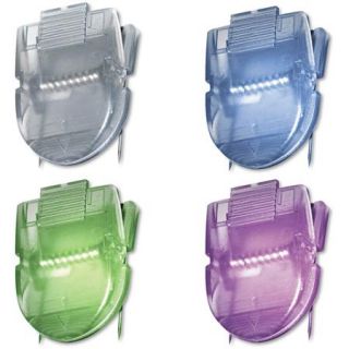 Advantus Fabric Panel Wall Clips, Standard Size, Assorted Metallic Colors, 20/Pack