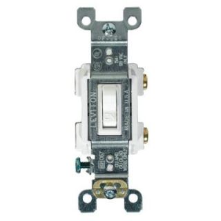 Leviton 15 Amp Preferred Switch, White R62 RS115 02W