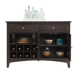 A America Bristol Point Dining Server   Warm Gray   Buffets & Sideboards