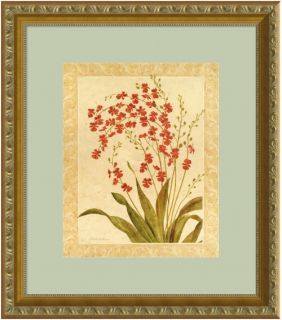 Red Begonias Framed Wall Art by Gloria Eriksen   13.94W x 15.94H in.   Wall Art