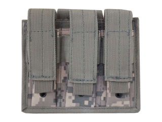 Every Day Carry Tactical Velcro & MOLLE Triple Pistol Magazine Pouch