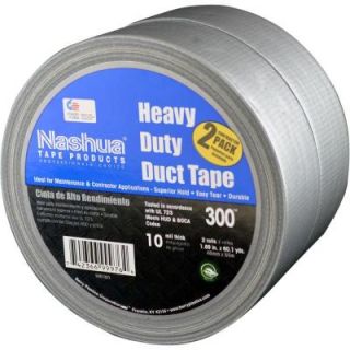 1 7/8 in. x 120 yd. 300 Heavy Duty Duct Tape (2 Pack) in Silver 1207809
