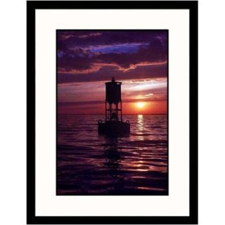Great American Picture Seascapes 'Big Bay, Wisconsin' by H.J. Morrill Framed Photographic Print