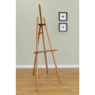 Studio Designs Natural Museum Easel II with Adjustable Height and