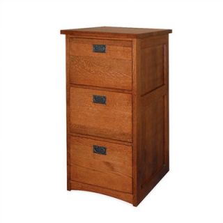 Anthony Lauren Craftsman Home Office 3 Drawer File Cabinet