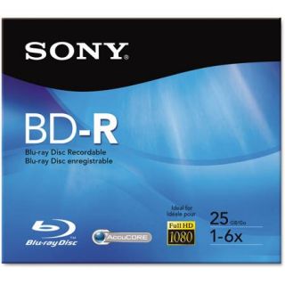 BLU RAY RECORDABLE DISC 6X SPEED 25GB
