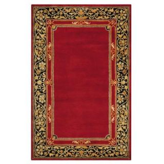Home Decorators Collection Churchill Red 5 ft. 3 in. x 8 ft. 3 in. Area Rug 3841140110