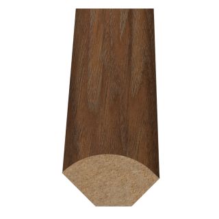 Style Selections 1 in x 94 in Brown Hickory Woodgrain Quarter Round Floor Moulding