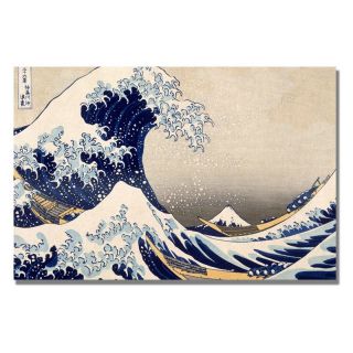 The Great Wave III Canvas Art by Kanagawa Katsushika Hokusai   Wall Art
