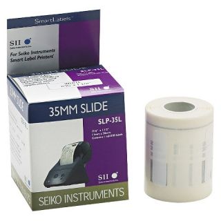 Seiko Self Adhesive 35mm Slide Labels, 7/16 x 1 1/2, White, 300/Box