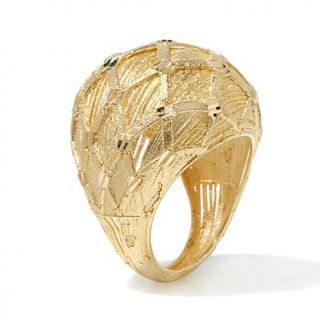 Treasures D'Italia 14K Yellow Gold Bold Dome Ring   7825734