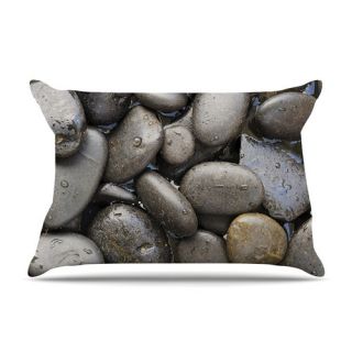 KESS InHouse Skipping Stone by Susan Sanders Rocks Cotton Pillow Sham