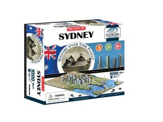 4D Cityscape History Over Time Puzzle: Sydney