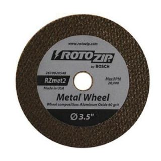 Rotozip 3.5 in. Metal ZipWheels 1 Pack RZMET1
