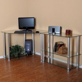 RTA Home And Office Corner Computer Desk with 35 Modular Extension