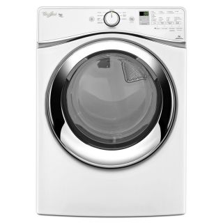Whirlpool Duet 7.3 cu ft Stackable Electric Dryer with Steam Cycles (White) ENERGY STAR
