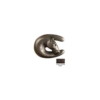 Anne at Home Copper Horses Novelty Cabinet Knob