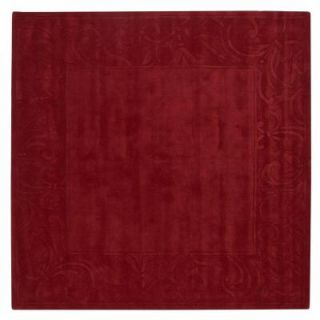 Home Decorators Collection Cyrus Red 7 ft. 9 in. Square Area Rug 2921495110