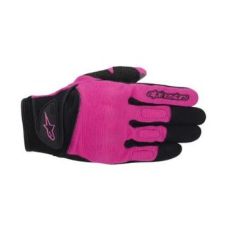 Alpinestars Stella Spartan Womens Gloves Black/Rose/Pink MD