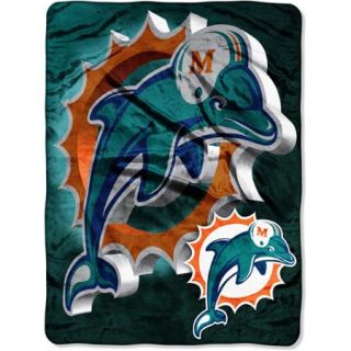 NFL Dolphins 60x80 Micro Raschel Blanket