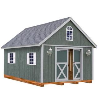 Best Barns Belmont 12 ft. x 24 ft. Wood Storage Shed Kit with Floor including 4 x 4 Runners belmont_1224df