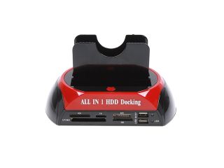 WLX 875 HDD Multi Function Docking Station Support 3.5& 39 & 39 /2.5& 39 & 39 HDD Interface IDE USB2.0 eSATA