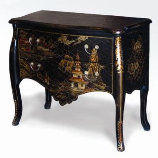 AA Importing Oriental Landscape 2 Drawer Chest