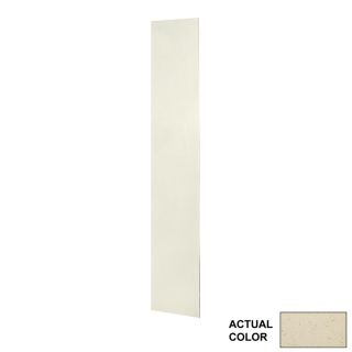 Swanstone Crystal Cream Solid Surface Shower Wall Surround Back Panel (Common 0.25 in x 12 in; Actual 96 in x 0.25 in x 11.75 in)