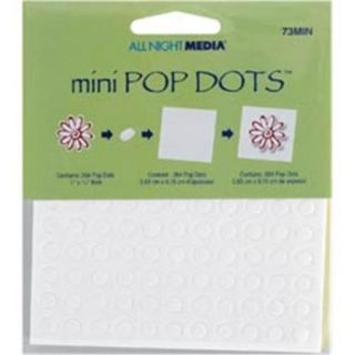 Plaid 243525 Mini Pop Dots 264 Pkg White . 25 inch