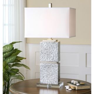 Uttermost Eumelia 26182 1 Silver Table Lamp   Table Lamps