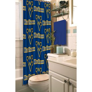University of West Virginia Decorative Bath Collection   Shower Curtain