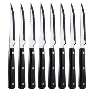 Henckels International 8 piece Plastic Handle Steak Knife Set
