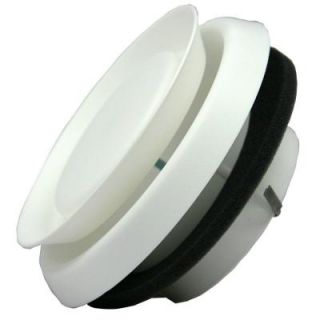 Speedi Products 4 in. Round White Plastic Adjustable Diffuser EX DFRP 04