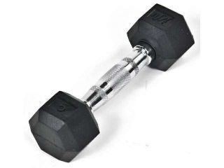 5 lbs. Rubber Coated Hex Dumbbell